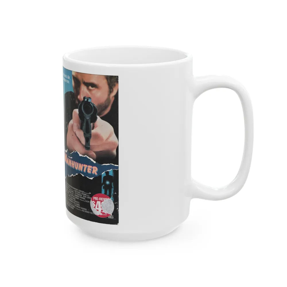 MANHUNTER VERSION 2 (VHS COVER) - White Coffee Mug-Go Mug Yourself