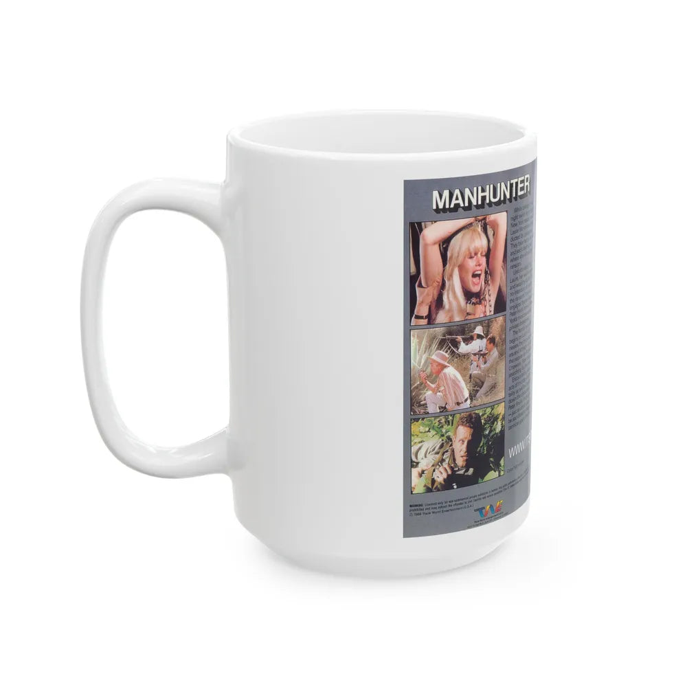 MANHUNTER (VHS COVER) - White Coffee Mug-Go Mug Yourself