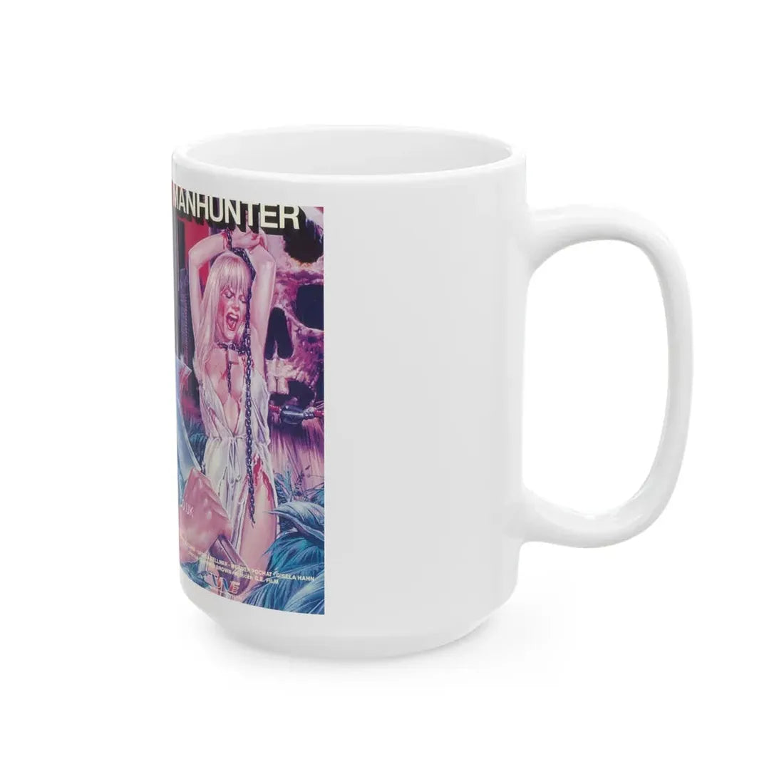 MANHUNTER (VHS COVER) - White Coffee Mug - Go Mug Yourself