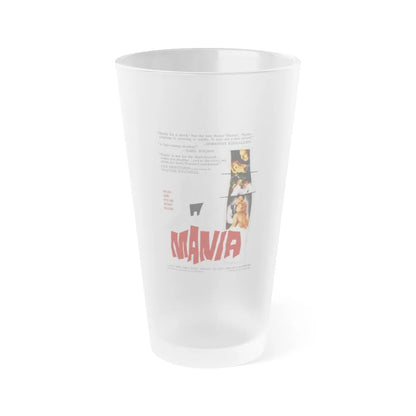 MANIA 1960 (2) Movie Poster - Frosted Pint Glass 16oz-16oz-Frosted-Go Mug Yourself