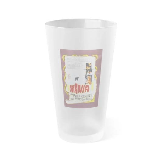 MANIA 1960 Movie Poster - Frosted Pint Glass 16oz Default Title - Go Mug Yourself