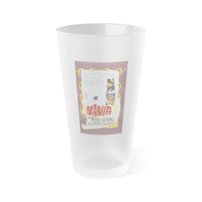 MANIA 1960 Movie Poster - Frosted Pint Glass 16oz-Go Mug Yourself