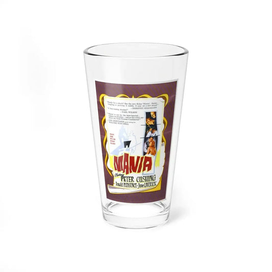 MANIA 1960 Movie Poster - Pint Glass 16oz 16oz - Go Mug Yourself