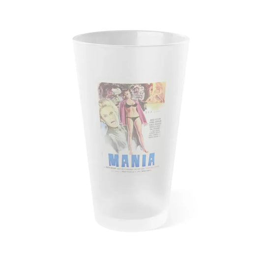 MANIA 1974 Movie Poster - Frosted Pint Glass 16oz Default Title - Go Mug Yourself