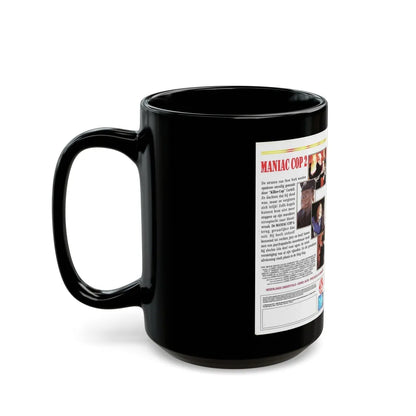 MANIAC COP 2 (VHS COVER) - Black Coffee Mug-Go Mug Yourself