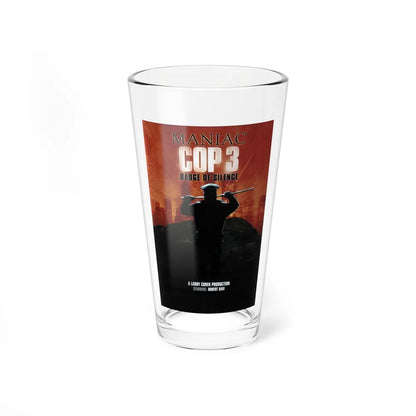 MANIAC COP 3 (TEASER) 1993 Movie Poster - Pint Glass 16oz-16oz-Go Mug Yourself