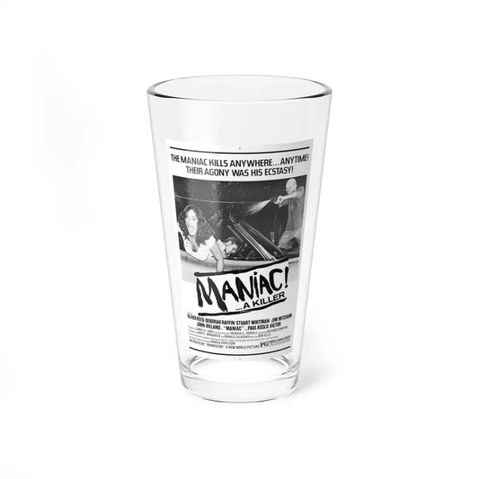 MANIAC! (RANSOM) 1977 Movie Poster - Pint Glass 16oz 16oz - Go Mug Yourself