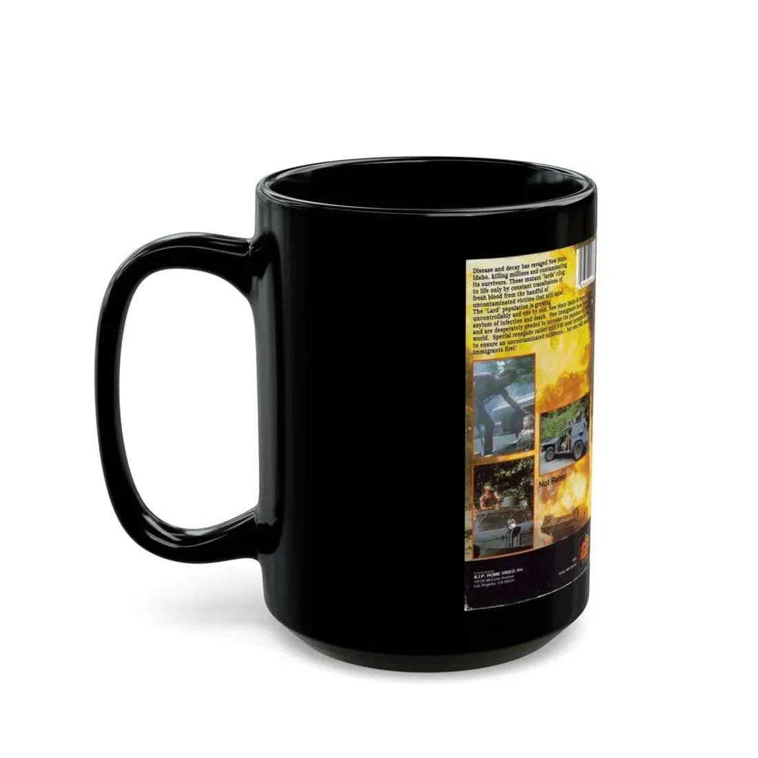 MANIAC WARRIORS (VHS COVER) - Black Coffee Mug - Go Mug Yourself