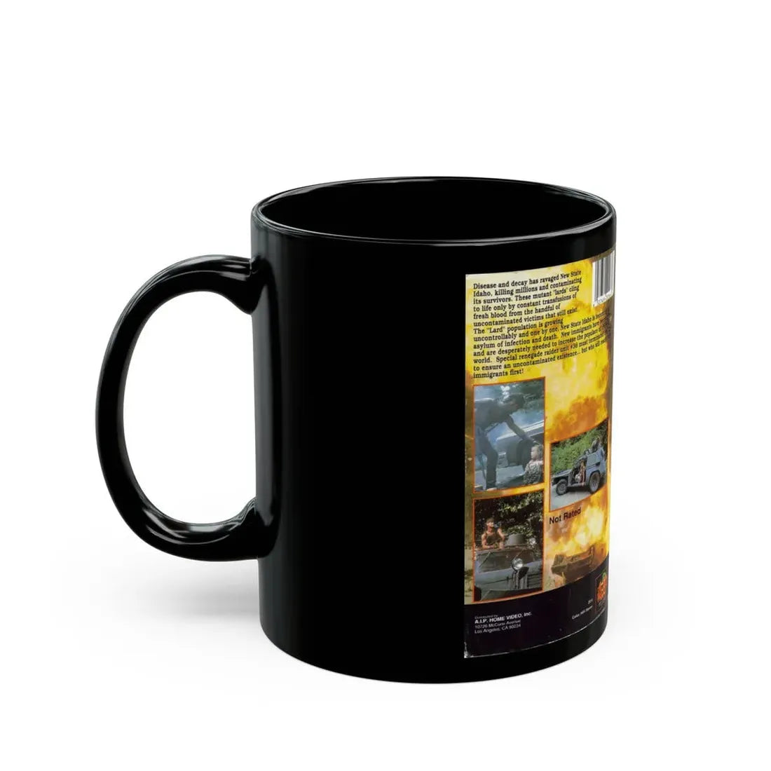 MANIAC WARRIORS (VHS COVER) - Black Coffee Mug - Go Mug Yourself