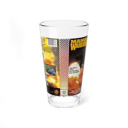 MANIAC WARRIORS (VHS COVER) Pint Glass 16oz-16oz-Go Mug Yourself