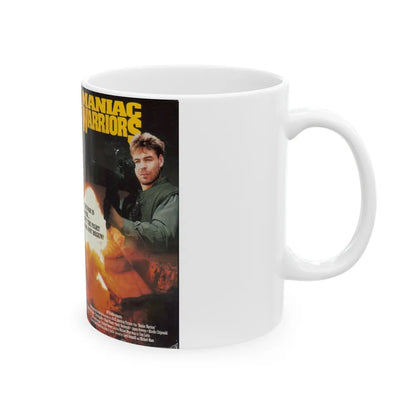 MANIAC WARRIORS (VHS COVER) - White Coffee Mug-Go Mug Yourself