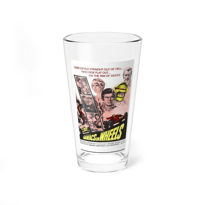 MANIACS ON WHEELS 1949 Movie Poster - Pint Glass 16oz-16oz-Go Mug Yourself