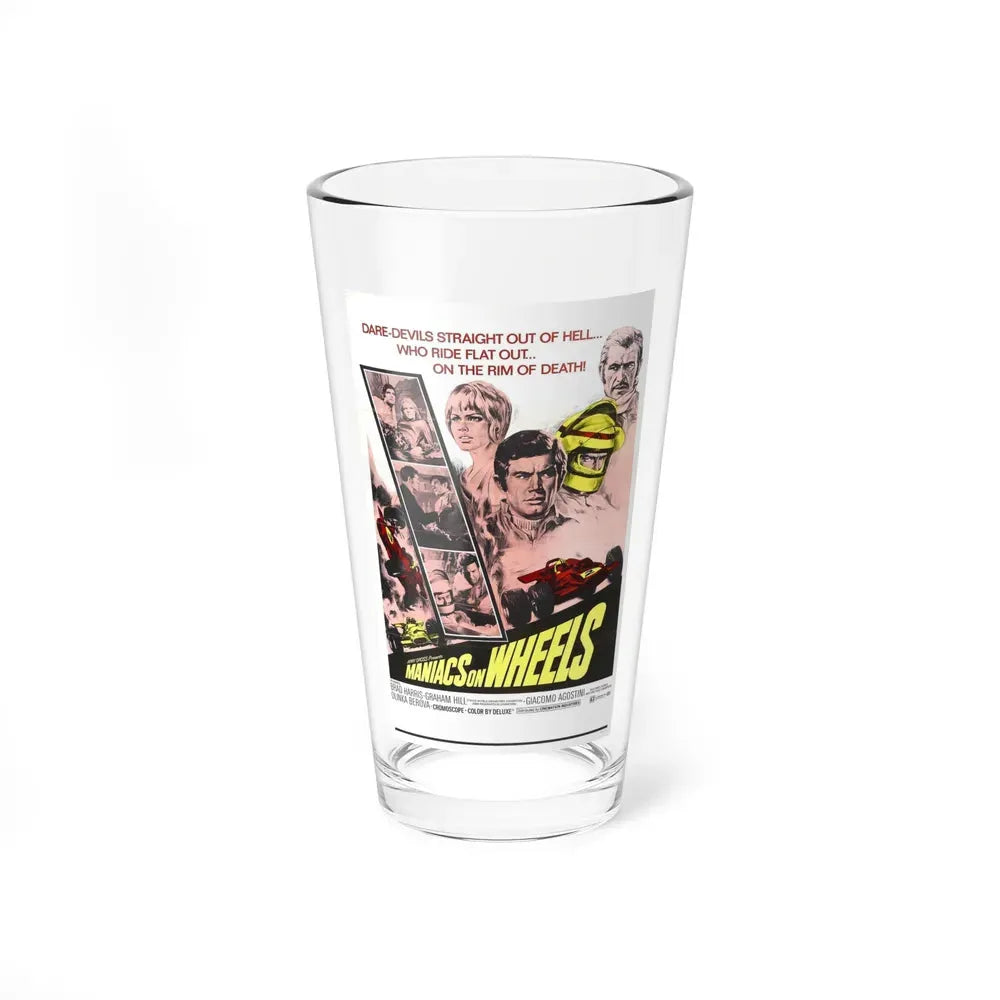 MANIACS ON WHEELS 1949 Movie Poster - Pint Glass 16oz 16oz - Go Mug Yourself