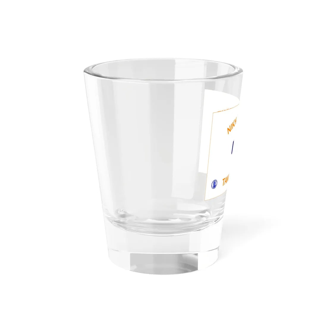 MANIATE FLAG WITH SYLLOGO SEAL (Greece) Shot Glass 1.5oz - Go Mug Yourself