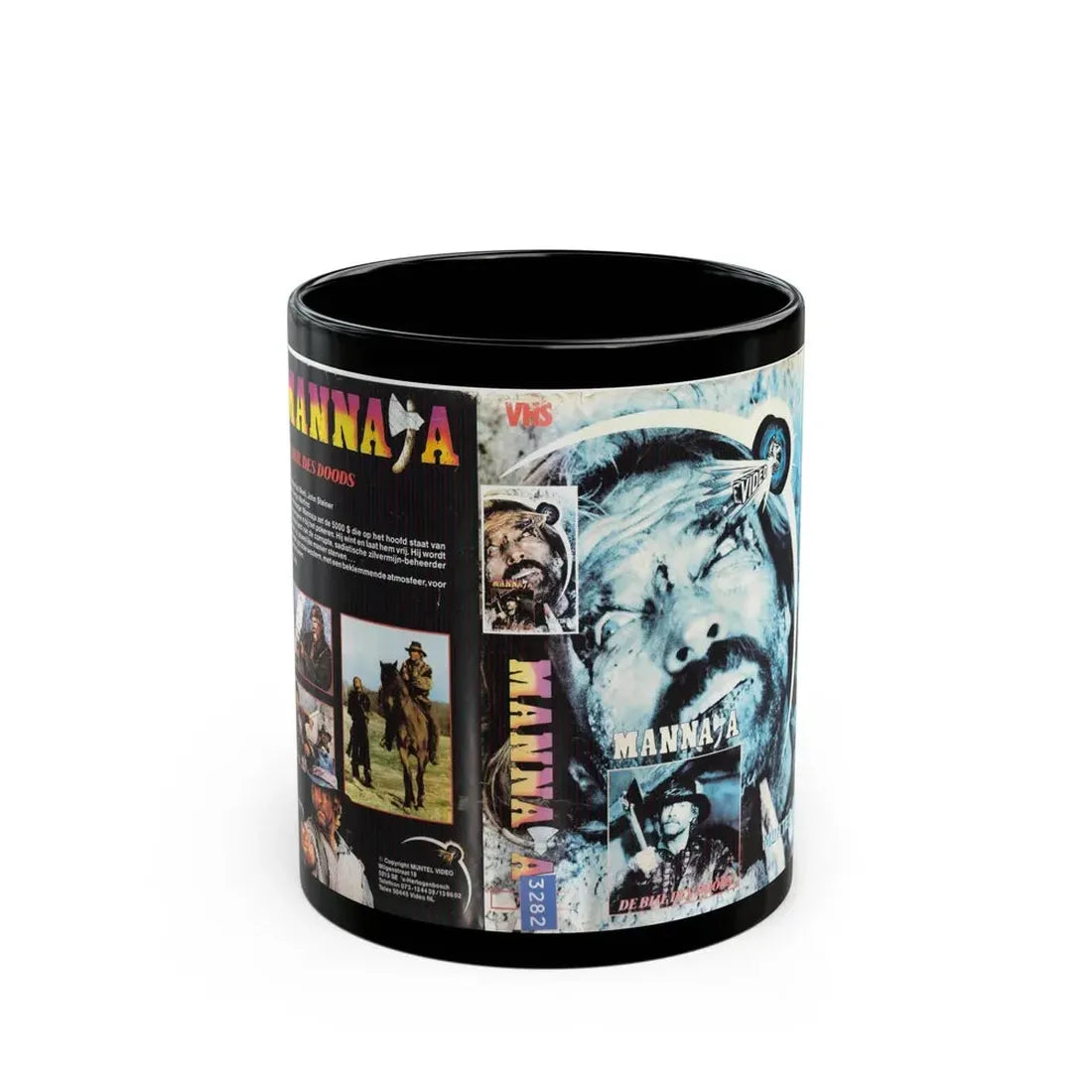 MANNAJA (VHS COVER) - Black Coffee Mug 11oz - Go Mug Yourself