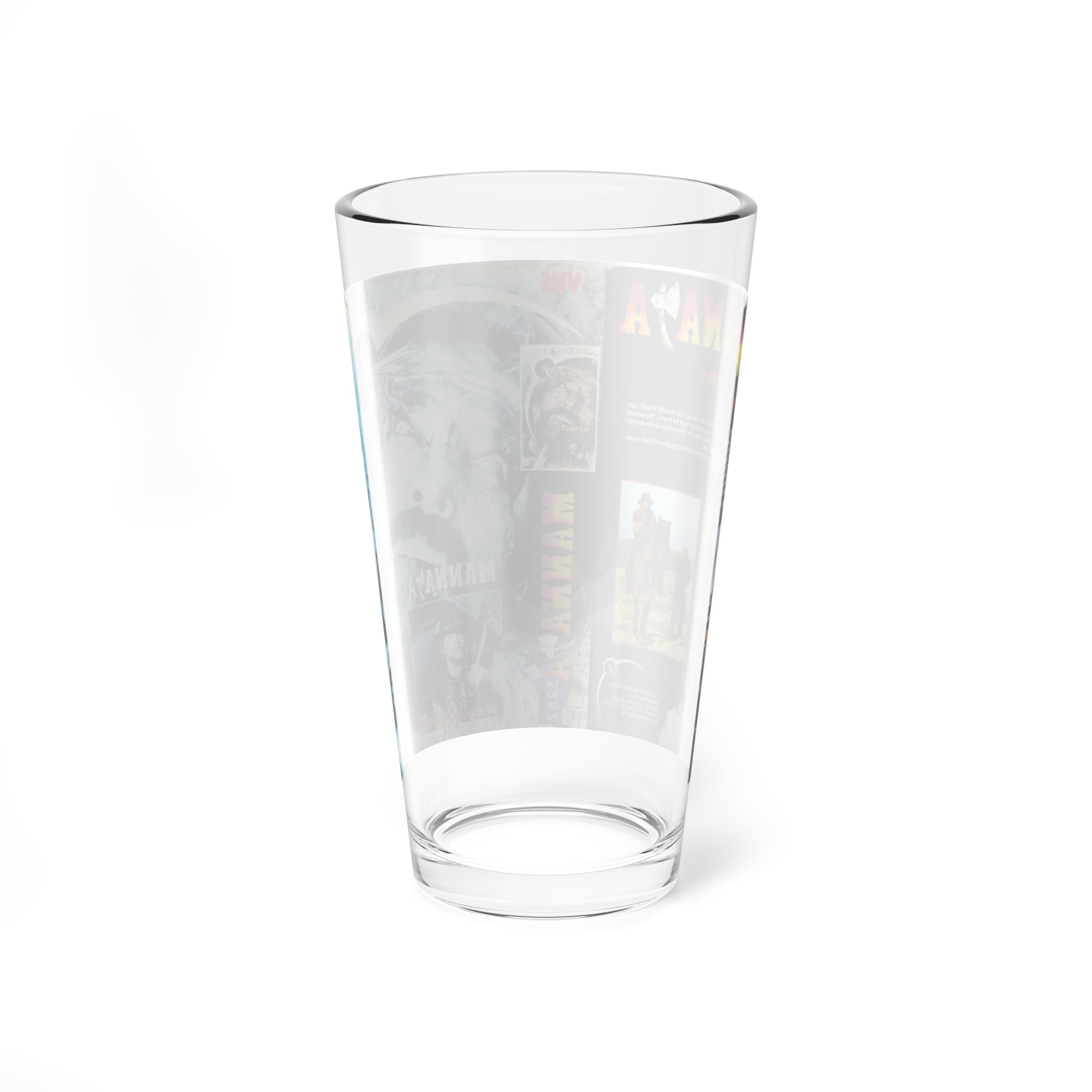 MANNAJA (VHS COVER) Pint Glass 16oz-Go Mug Yourself