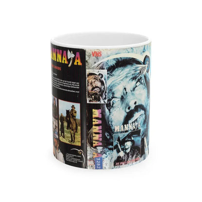 MANNAJA (VHS COVER) - White Coffee Mug 11oz - Go Mug Yourself