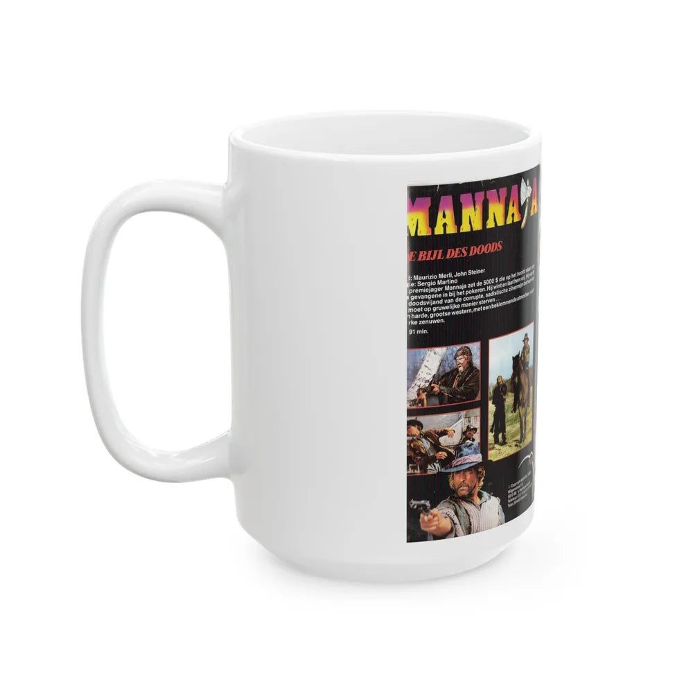 MANNAJA (VHS COVER) - White Coffee Mug-Go Mug Yourself