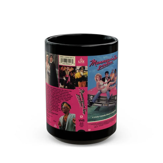 MANNEQUIN TWO ON THE MOVE (VHS COVER) - Black Coffee Mug-15oz-Go Mug Yourself