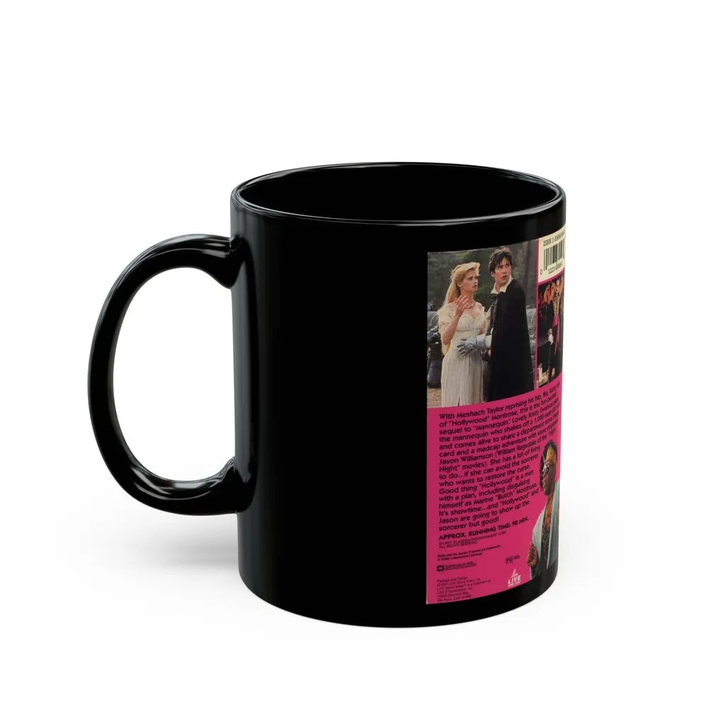 MANNEQUIN TWO ON THE MOVE (VHS COVER) - Black Coffee Mug-Go Mug Yourself