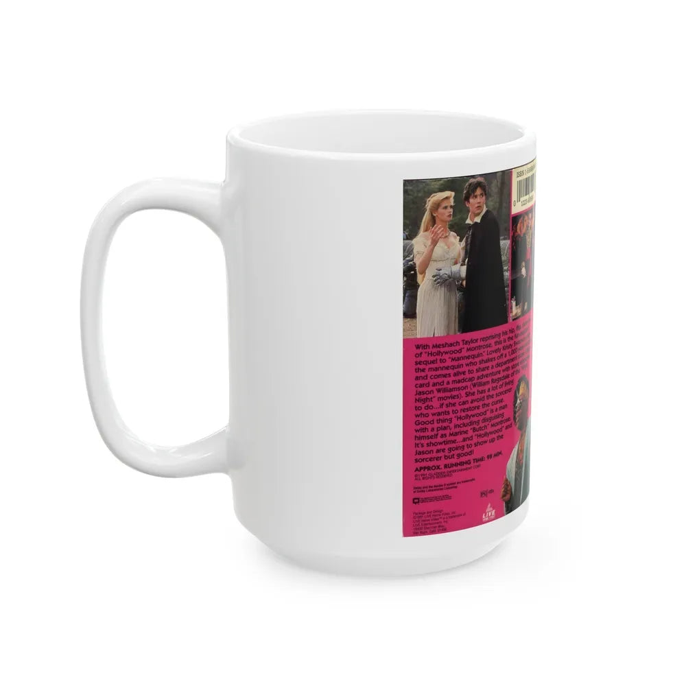 MANNEQUIN TWO ON THE MOVE (VHS COVER) - White Coffee Mug-Go Mug Yourself