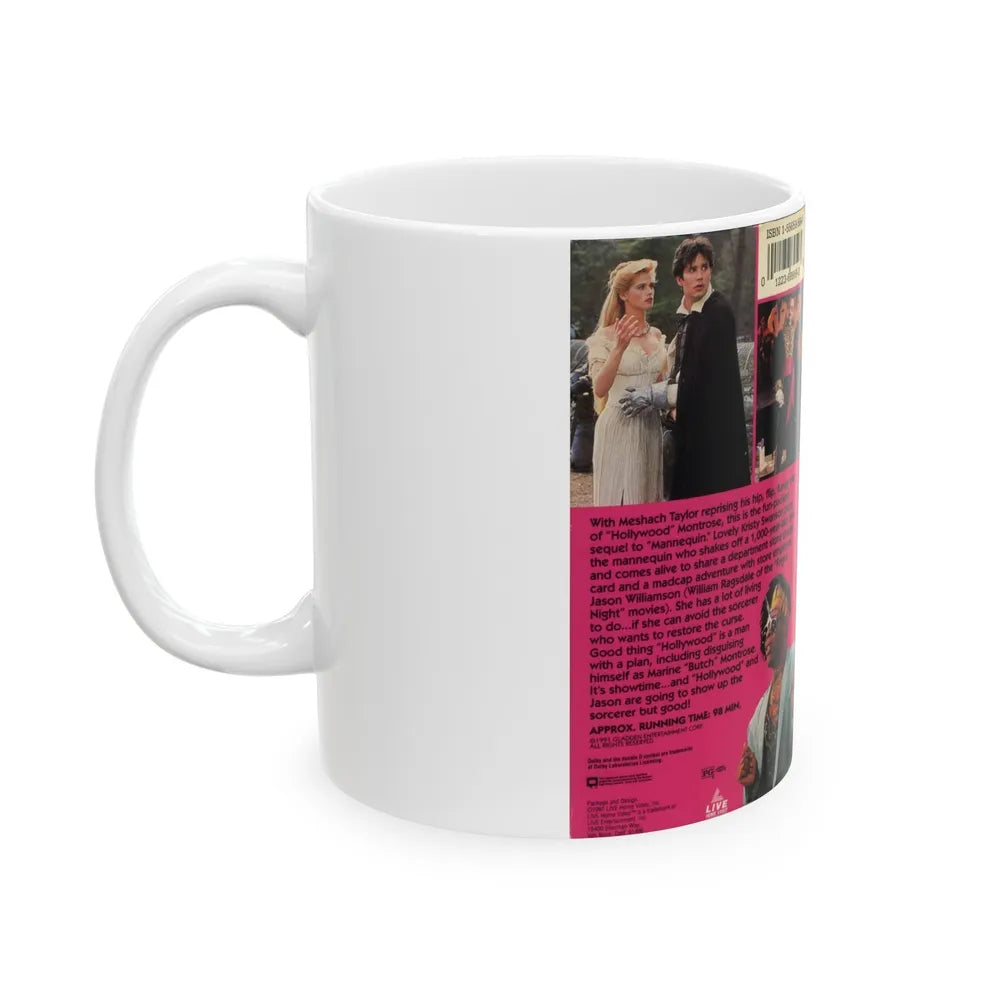 MANNEQUIN TWO ON THE MOVE (VHS COVER) - White Coffee Mug-Go Mug Yourself