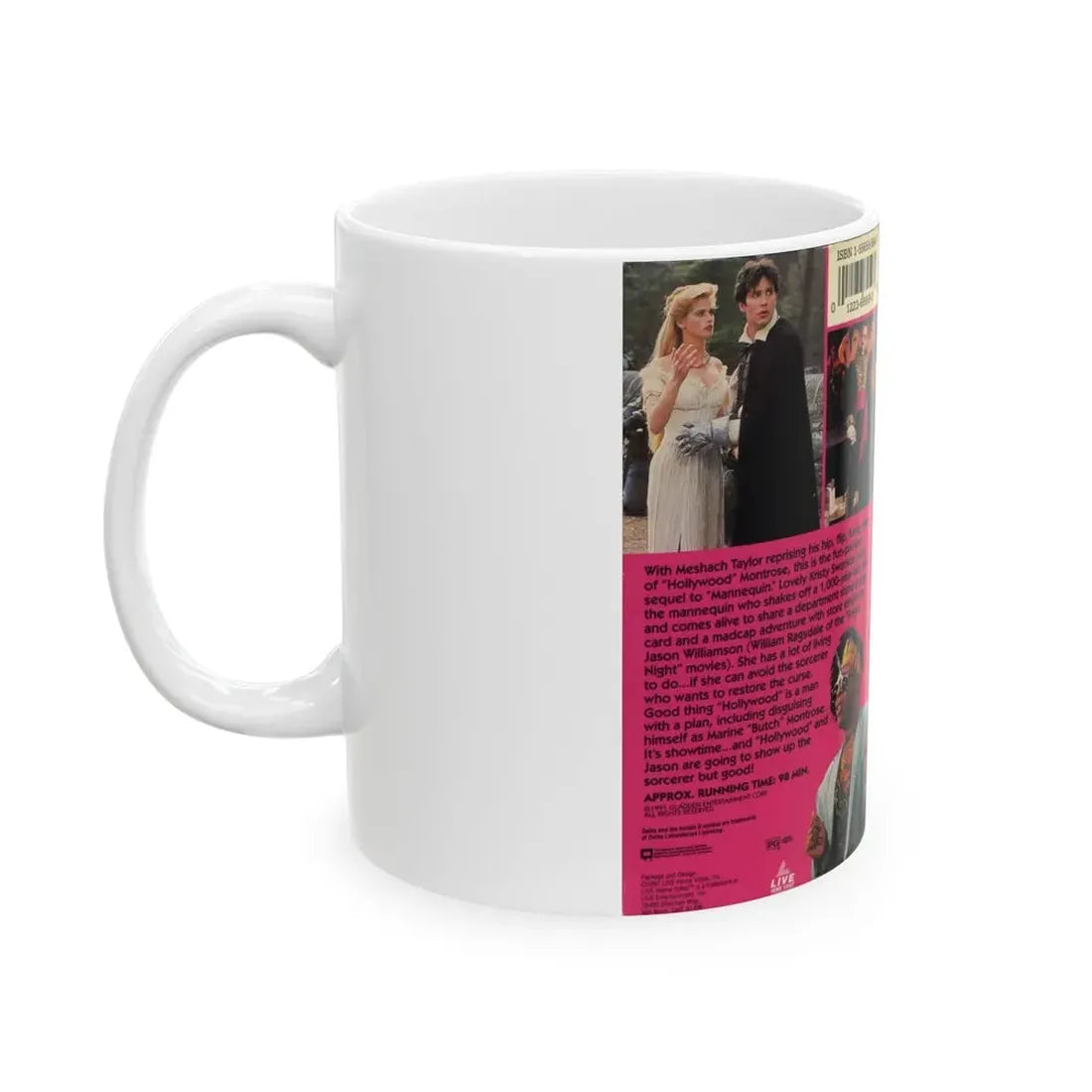 MANNEQUIN TWO ON THE MOVE (VHS COVER) - White Coffee Mug - Go Mug Yourself