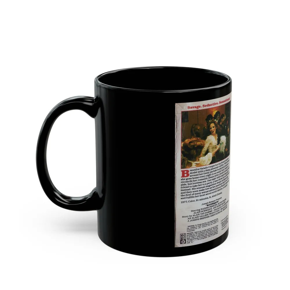 MANNEQUIN (VHS COVER) - Black Coffee Mug-Go Mug Yourself