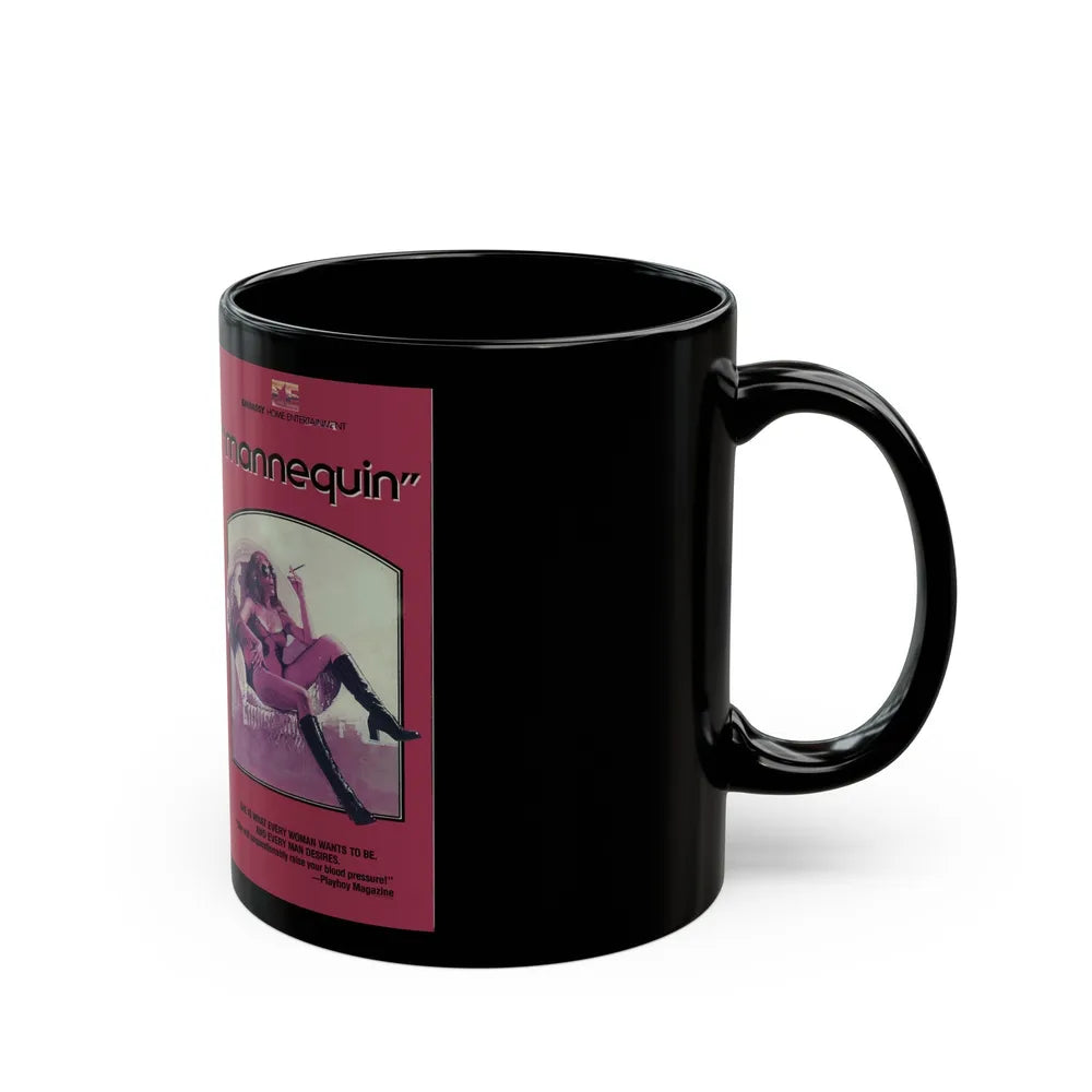 MANNEQUIN (VHS COVER) - Black Coffee Mug-Go Mug Yourself