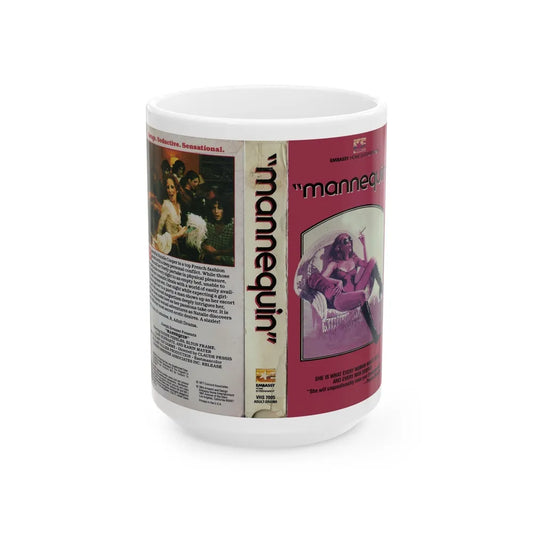 MANNEQUIN (VHS COVER) - White Coffee Mug-15oz-Go Mug Yourself