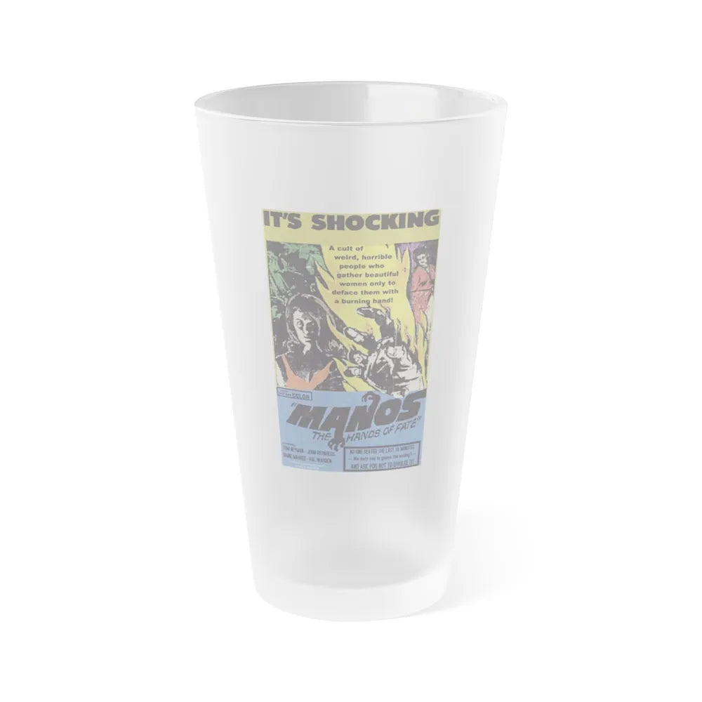 MANOS THE HANDS OF FATE 1966 Movie Poster - Frosted Pint Glass 16oz-Go Mug Yourself