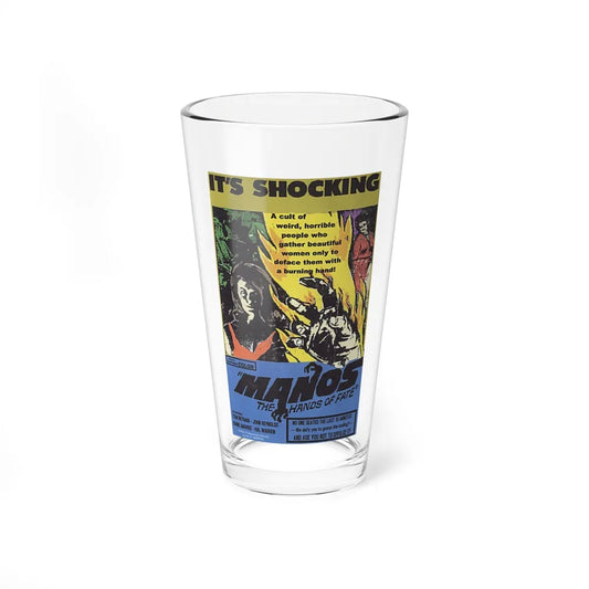 MANOS THE HANDS OF FATE 1966 Movie Poster - Pint Glass 16oz-16oz-Go Mug Yourself