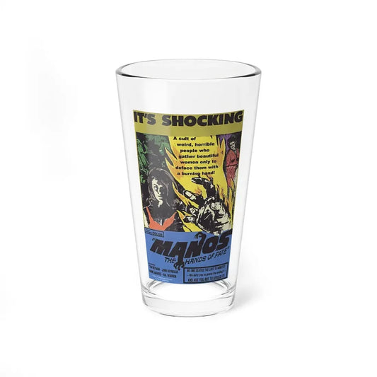 MANOS THE HANDS OF FATE 1966 Movie Poster - Pint Glass 16oz 16oz - Go Mug Yourself