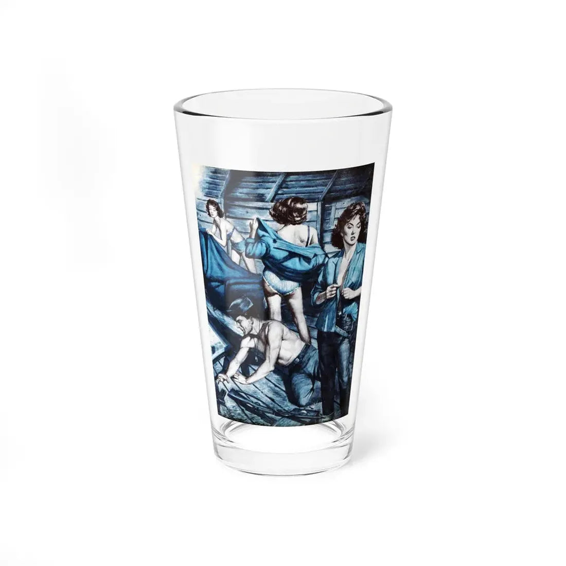 Mans-Life-October-1958-2_1 - Pint Glass 16oz 16oz - Go Mug Yourself