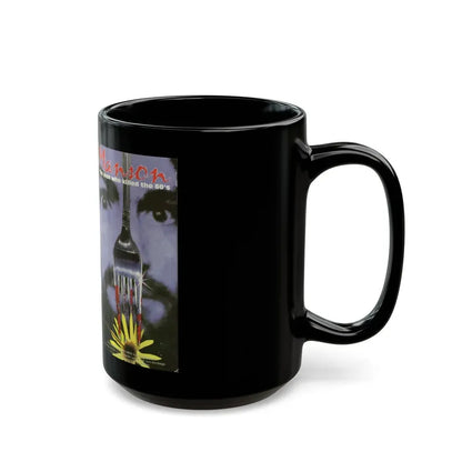 MANSON THE MAN WHO KILLED THE 60S (VHS COVER) - Black Coffee Mug - Go Mug Yourself