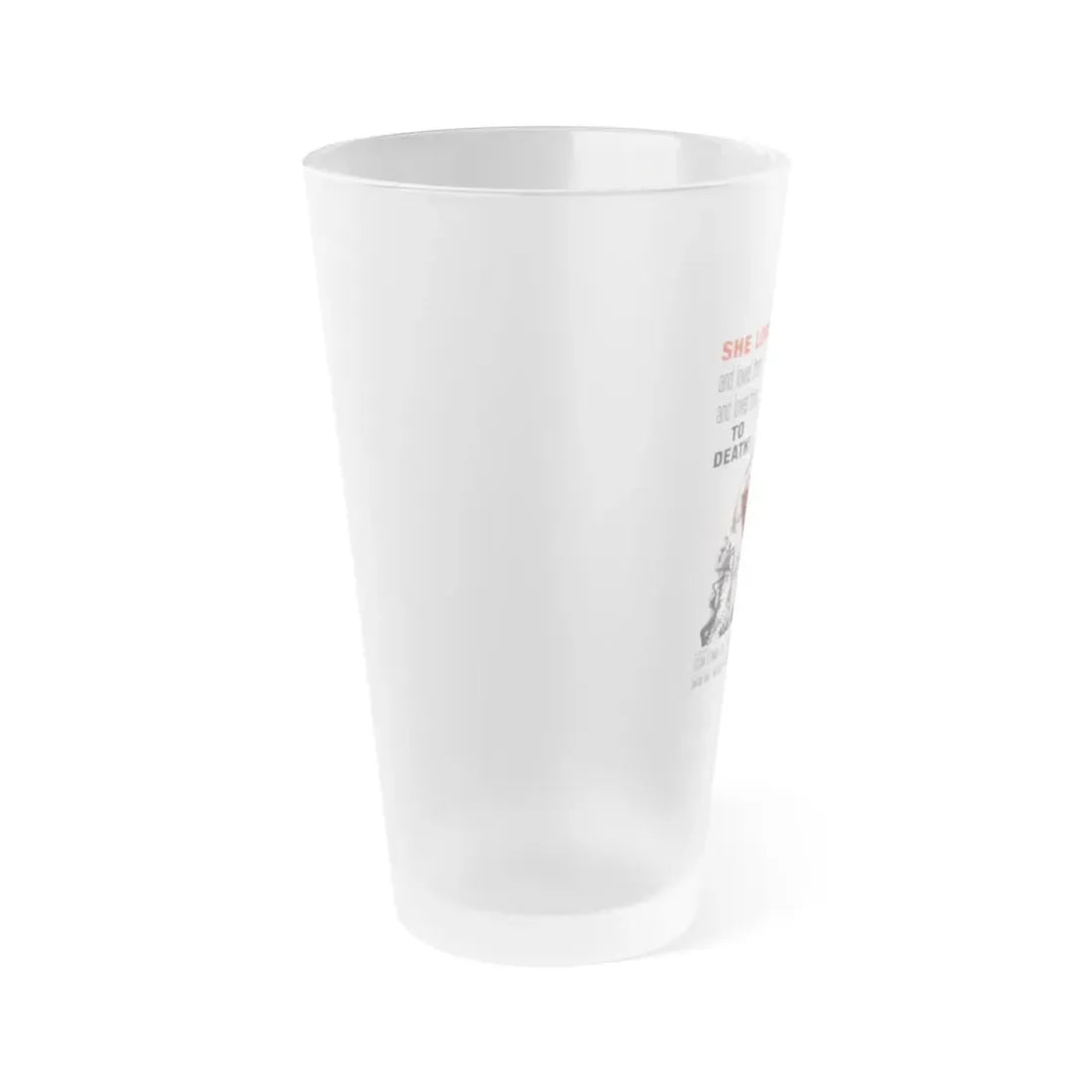 MANTIS IN LACE 1968 Movie Poster - Frosted Pint Glass 16oz - Go Mug Yourself