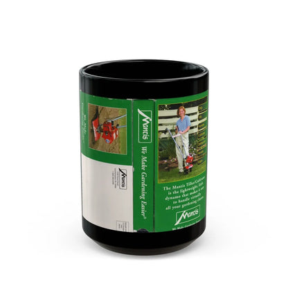 MANTIS WE MAKE GARDENING EASIER (VHS COVER) - Black Coffee Mug-15oz-Go Mug Yourself