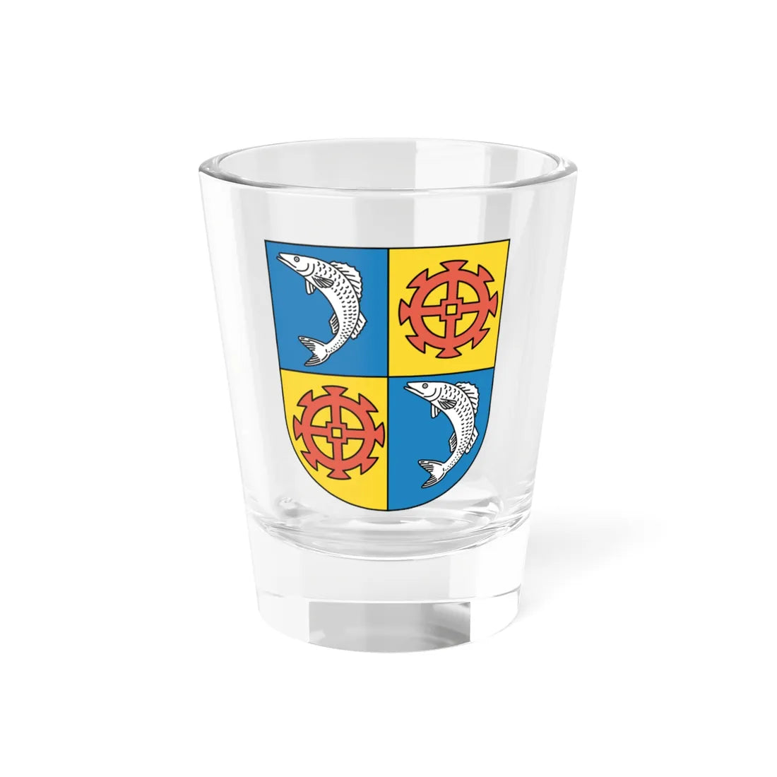 Manzenhub coat of arms (Switzerland) (Coat of Arms) Shot Glass 1.5oz 1.5oz - Go Mug Yourself