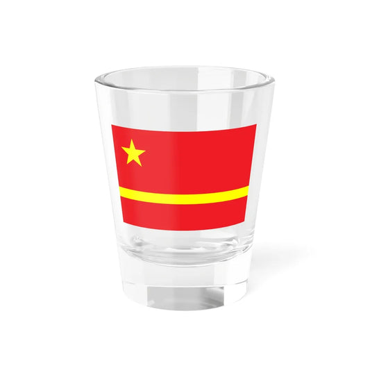 Mao Zedongs proposal for the PRC flag (China) Shot Glass 1.5oz 1.5oz - Go Mug Yourself