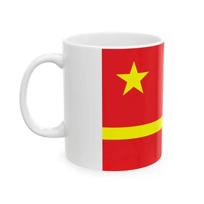 Mao Zedongs proposal for the PRC flag (China) White Coffee Mug - Go Mug Yourself