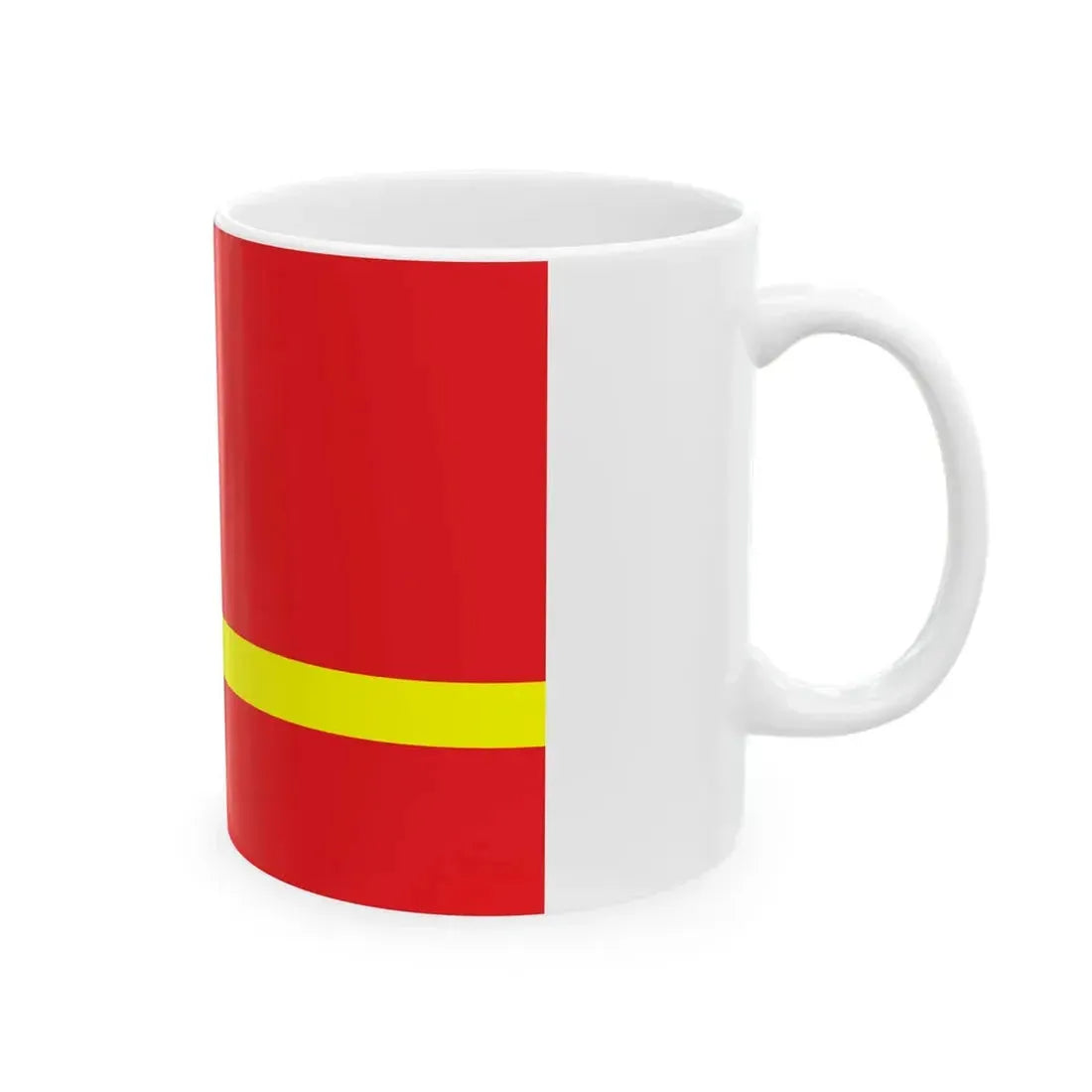 Mao Zedongs proposal for the PRC flag (China) White Coffee Mug - Go Mug Yourself
