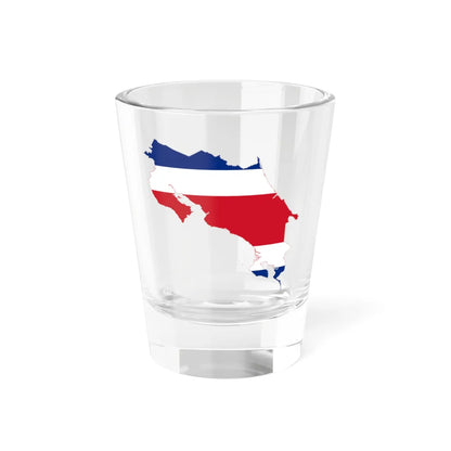 Map and flag of Costa Rica (Costa Rica) Shot Glass 1.5oz 1.5oz - Go Mug Yourself