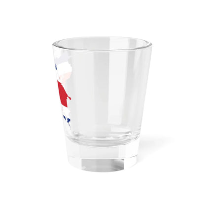 Map and flag of Costa Rica (Costa Rica) Shot Glass 1.5oz - Go Mug Yourself