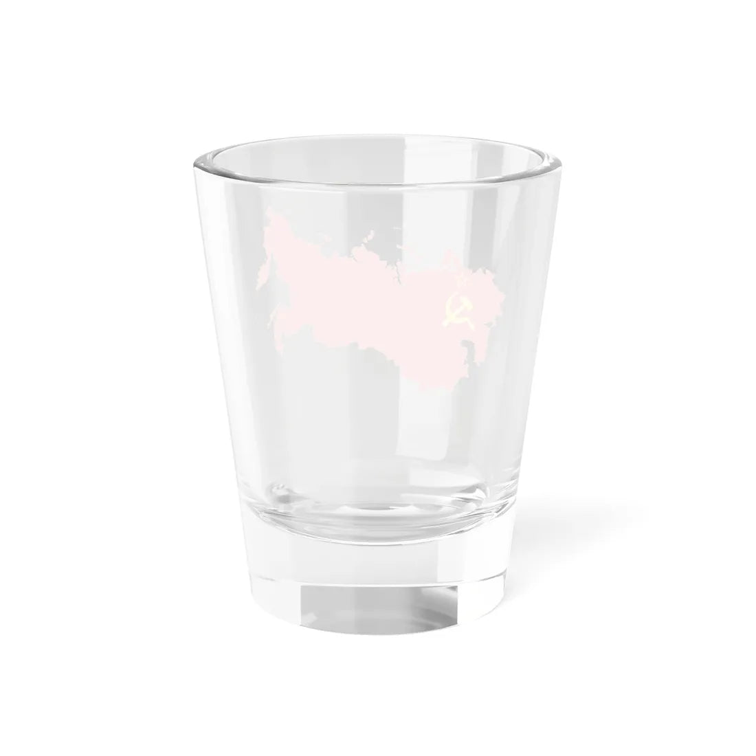 Map-Flag of the Soviet Union (Russia) Shot Glass 1.5oz - Go Mug Yourself