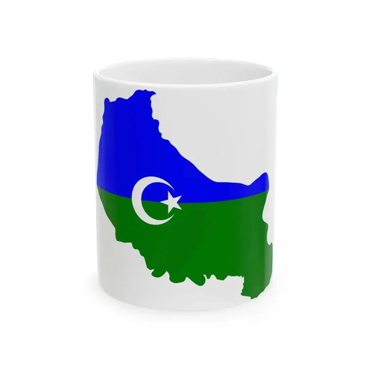 Map jbala maroc (Morocco) White Coffee Mug 11oz - Go Mug Yourself
