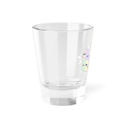 Map of Canada with flags (Canada) Shot Glass 1.5oz - Go Mug Yourself