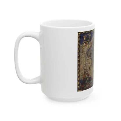 Map of Discovery- Eastern Hemisphere (1928) (Map) White Coffee Mug - Go Mug Yourself
