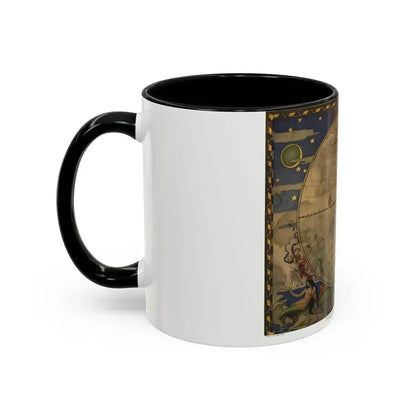Map of Discovery- Western Hemisphere (1928) (Map) Accent Coffee Mug - Go Mug Yourself