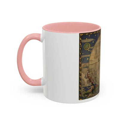 Map of Discovery- Western Hemisphere (1928) (Map) Accent Coffee Mug - Go Mug Yourself