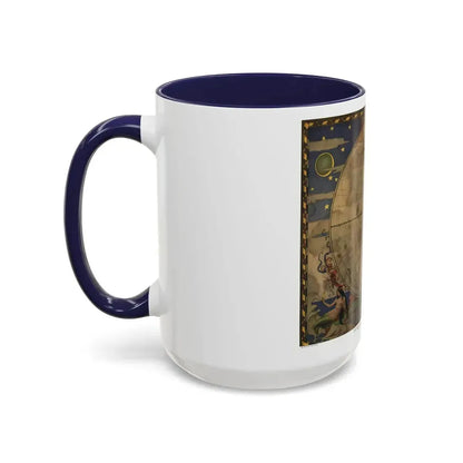 Map of Discovery- Western Hemisphere (1928) (Map) Accent Coffee Mug - Go Mug Yourself